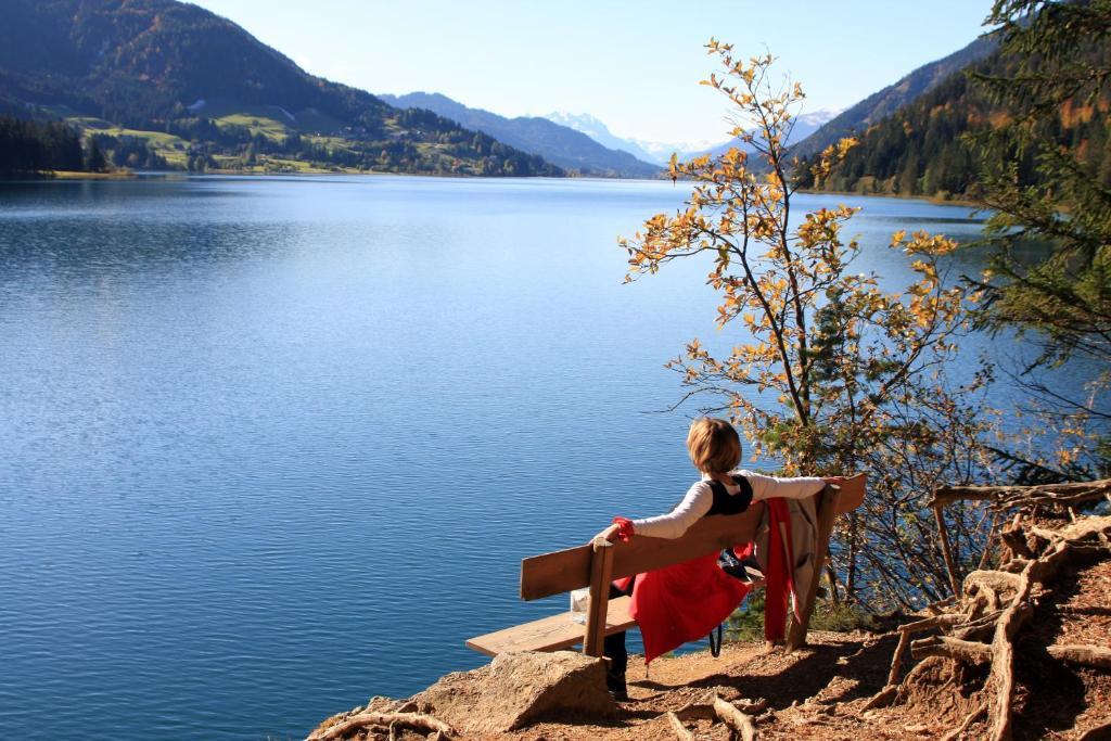 Kraners Alpenhof Bio Bed And Breakfast Pension Weissensee Exteriör bild